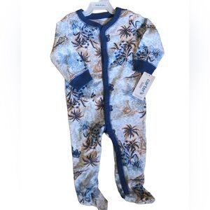 🍁 BUNDLE ONLY - 5/$15 - Island Paradise Onesie, Lightweight cotton, size 9m